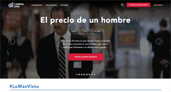 Desktop Screenshot of cinemauno.com